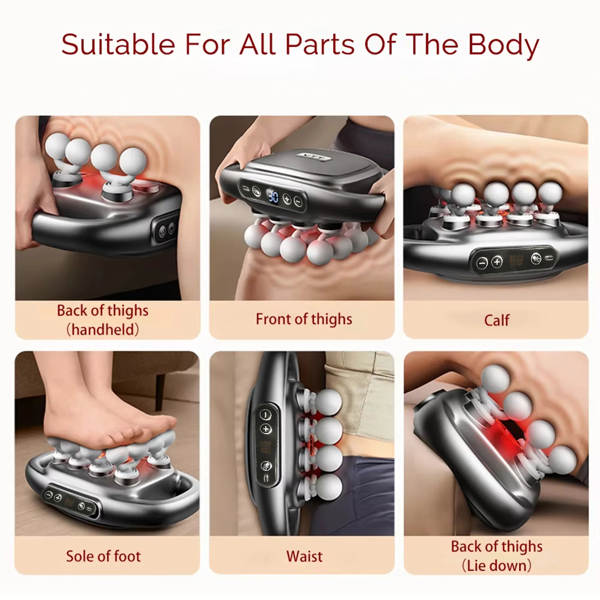 Deep Tissue Massage Gun Set With 16 Interchangeable Heads