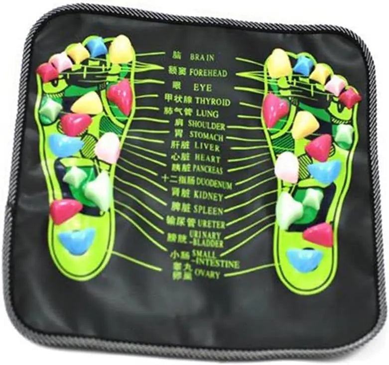 35x35cm Color Acupressure Foot Massage Mat with Removable Stone Nodes