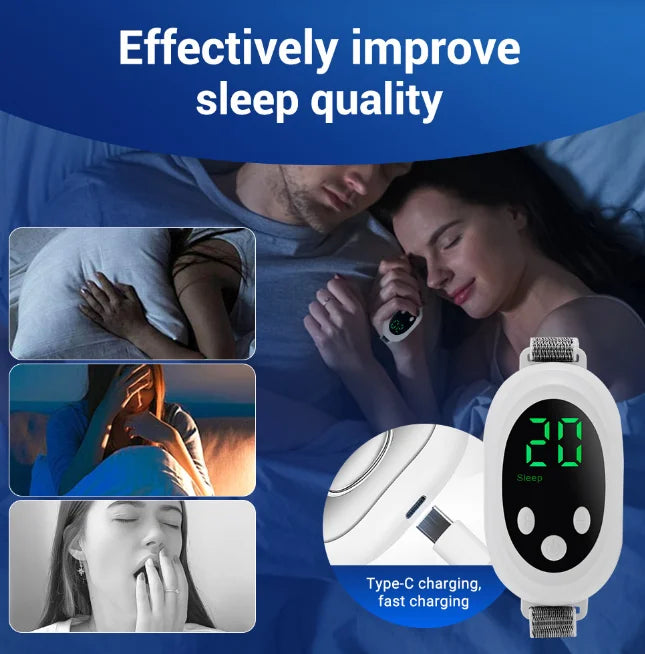 Intelligent Sleep Soothing Wrist Device – Dual EMS Modes
