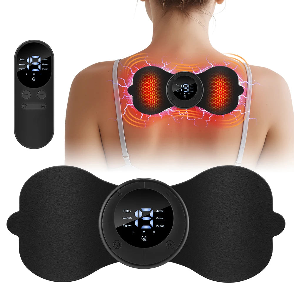 Heating function Color Smart Electric Neck Massager Patch – 8 Modes, 19 Levels