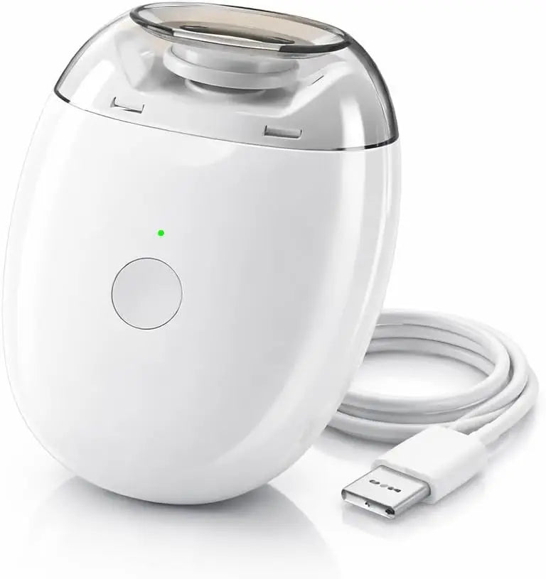 Electric Nail Trimmer with LED Light – 3-Speed Quiet File