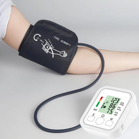 Digital Upper Arm Blood Pressure Monitor With Cuff